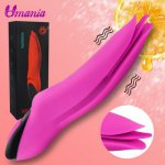 Vibrating Tongue Licking Vibrator for Women Vagina Oral Licking Clitoris Stimulator Female Masturbator Erotic Sex Toys for Adult