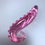 Pink Hippocampus Glass Dildo Realistic Dildo Sex Adults Toys Long Butt Plug  Sex Toy for Women Anal Plug Adult Toys