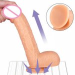 29cm Long Dildo Suction Cup Dong Flexible Thick Huge Penis With Ball Pussy Toys adnsfree Suction Cup Toy