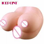 2.8kg Silicone Big Breast 3D Sex Doll Vagina Anal Double Channels Sexy Toys for Male Masturbator Cup