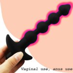 Silicone Anal Beads Anal Butt Plug Balls Bullet Vibrator Sex Toys For Women G Spot Vibrating Massager For Beginners Sex Toy