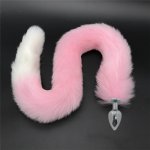80cm Long Tail Fox Fox Tail Metal Anal Plug Tail Butt Plug Sex Toys For Woman And Men Sexy Fox Cosplay Roleplay Adult Toys