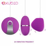 EXVOID Remote Waterproof Egg Vibrator Male Masturbator Silicone G-Spot Massager Sex Toys for Women Vibrators Clip 10 Frequency