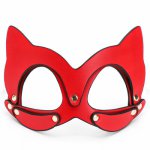 BLACKWOLF Leather Bondage Mask BDSM Harness Eye Mask Fetish Fun Sex Toys Owl Mask Cosplay Costume Halloween Party Half Face Mask