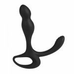 Men Ring Manual Wand Massager Prostate Butt G Spot Stimulator Unisex Sex Toy for men Dropship