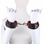 PU Leather Handcuffs For Sex Ankle Cuff Restraints Bondage Bracelet BDSM Woman Erotic Adult Cosplay Sex Toys For Couples Women