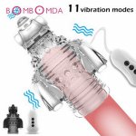 Penis Vibrator Sex Toys for Men Penis Trainer Ring Glans Vibrator Toys for Adults Lasting Delay Ejaculation Male Masturbation