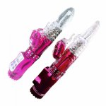 Women G-Spot Vibrator Rotating Stimulation Multispeed Rechargeable Massager Adult Sex Toy for Couples