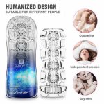 2020 Male Masturbator Cup Soft Pussy Sex Toys Transparent Vagina Adult Endurance Exercise Sex Products Vacuum Pocket Cup for Men