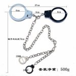 Adjust Unisex Handcuffs Metal Handcuffs Shackles Bondage