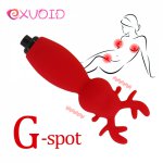 EXVOID Penis Vibration Clip Sex Shop Vagina Clitoris Stimulation Sex Toys For Couples Silicone G-spot Vibrator Nipple Massage