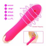 2020 Waterproof Vibration Massager Dildo for Women with 5 Strong Vibration Modes for Effortless Insertion Exciting Stimulation