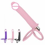 Sex Toys For Woman Double Penetration Adult Strap Dildo Anal Plug Vibrator Couples Lesbian Masturbator Clitoris Stimulator