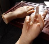 25Cm High quality real hand mannequin body Manicure props Masturbation sex doll hand mannequin Halloween man finger 2PC/lot C738