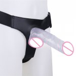 Man Nuo Strap-On Dildo Adjustable Penis Strapon Realistic Dildo Sex Toys For Lesbian Women Couples Suction Cup Big Dildo Pants