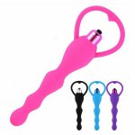 10 Speeds Anal Beads Vibrator Prostate Massager Sex Product Anal/Butt Plug Vibrating Anal Sex Toys for Woman Masturting toys w#4