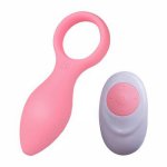 Handheld Remote Vibrating Butt Plugs Silicone Anal Sex Toy Vaginal Vibrator Wearable Penis Ring Clitoral stimulator 10 Modes