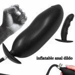 Silicone Inflatable Butt Plug Anal Expander Dilator Adult Masturbator Dildo Anal Plugs Sex Toys For Woman Men Erotic Ass Plug