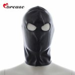 Morease Mouth Mask Sex Toy Harness Sexy Bondage PU Leather Hood BDSM Erotic Fetish Adult Game For Woman Couple Restraint