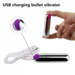 USB Charging Bullet Love Egg Vibrator Female Clitoris Stimulator Anal Massager Adult Products Sex Shop