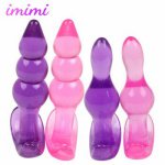 Jelly Beads Vagina Massager Anal Plug Dildo Butt Plug Prostate Stimulator Sex Toys for Men and Women Masturbation Erotic Goods