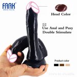 FAAk Realistic Dildo Double Penis Dick Sturdy Suction Cup Female Erotic Toys Masturbation Fetish Product gay sex toys for women