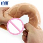 Foreskin Dildo with Suction cup big Dick Masturbation Sex Toys for Woman Artificial Realistic Penis Erotic Anal Plug Stopper