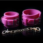 Adult Sex Toys Fetish Harnesses Bondage Kit Full Silicone Handcuffs Sex Tool Hand Cuffs Wrist Restraint Slave