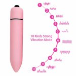 10 Speeds Mini Bullet Vibrator Waterproof G Spot Clitoris Stimulator Vibrator Sex Toys for Woman Sex Products