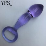 Crystal Glass Dildo Female G-spot Adult Sex Toys