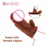 EXVOID G-spot Massager Penig Ring Reusable Silicone Condom Dildo Enlargement Sex Toys For Men Big Penis Sleeve Cocks Extender