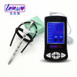 Electric Shock Erotic Toys penis Plug Urethral Sounds Urethral Vibrator Penis Ring Electro Sex Toys For Men