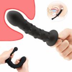 Silicone Long Anal Plug Pluggable Tail Anus Pull Beads Large Butt Plug Prostate Massager G-spot Stimulator Dildo Adults Sex Toys