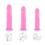 EXVOID Soft Jelly Dildo Anal Butt Plug Strong Suction Cup Realistic Penis Sex Toys for Woman G-spot Orgasm Dildo Toy for Adult