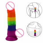 Jelly Medical Silicone Dildo Realistic Toys Soft Strapon Artificial Penis Large Dildo Colourful Adult Sex Toys For Woman Couples