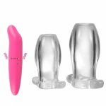 New Hollow Anal Sex Toys Vibrator Prostate Massager Intimate Goods Unisex Masturbator For Women Vagina Butt Plug Dildo Vibrador