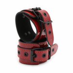 Newest PU leather hand ankle cuffs adult games restraints bdsm bondage slave torture handcuffs sex toys for couples erotic tools