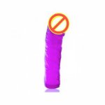 SUPER DILDO realist toilet PURPLE 16.3 CM