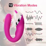 12 speed Silicone G Spot vibrator dildo stimulator Waterproof Vibe Clit Massager Adult sex toys products for Women couple shop