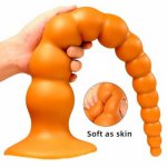 Anal Sex Toy 4 Size Soft Silicone Big Anal Beads Butt Plug G Spot Anal Training Sex Toys Prostate Massage Sex Toys For Couples