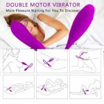 7 Speed Dual Vibrator Function USB Rechargeable love Egg G-spot Stimulator vagina Anal massager adult Sex Toy For Women Couples