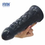 FAAK Big silicone anal plug christmas hat shape butt plug with suction cup anal dildo sex products couple flirting masturbate