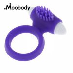 Silicone Vibrating Penis Cock Ring Sex Toys for Men Penis Ring Delay Ejaculation Sex Product Penis Sleeve Vibrator chastity belt