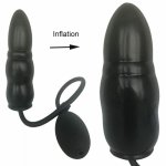 Inflatable Anal Expander Huge Dildo Big Anal Plug Adult Sex Toys for Women Men Prostate Massage Anal Dilator Inflation Butt Plug