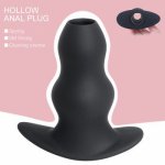 Large Butt Plug Hollow Anal Expander Anal Plug Silicone Hollow Prostate Massager Vaginal Dildo Dilator Anus Speculum sex product