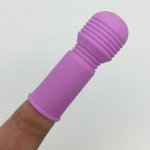 Mini Waterproof Wonderful Finger Vibrator Pleasure Woman G-Spot Vibrator Massager Clit Vibrator Electro Sex Toy for Women