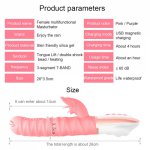 Telescopic Vibrator for Woman Rotation G Spot Vagina Clitoris Stimulator Masturbator Dildo Vibrator Adult Sex Toys for Woman