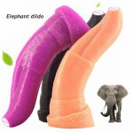 Big dildo giant animal elephant dildo black dildo huge artificial penis sex toys for women sizable dick masturbate flirting toys