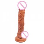 Artificial Dildo Realistic Flexible Dick Penis Textured Shaft  Big Dildo with Suction Cup Sex Toy Sex Product For Women