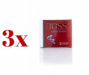 Mega zestaw 2+1 boss energy power ginseng na erekcję 6 szt. | 100% dyskrecji | bezpieczne zakupy